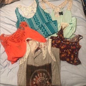 5 tank tops!